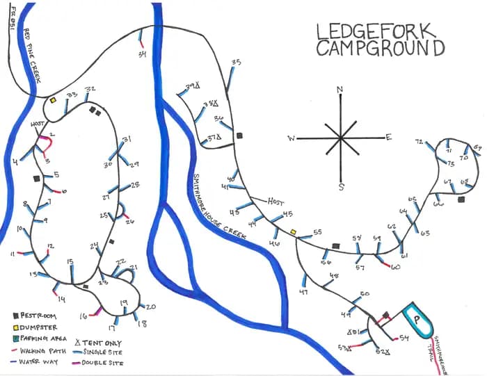 LEDGEFORK campground
