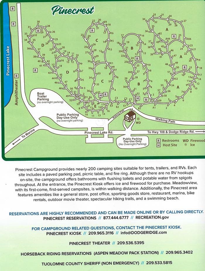 PINECREST campground